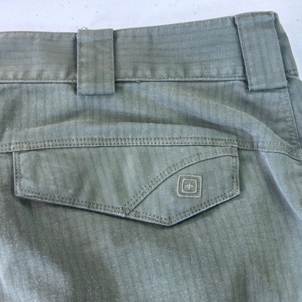 5.11 Tactical Ripstop Cargo Shorts Men's Green Utility Hiking Outdoors Camp 36 - Picture 12 of 16